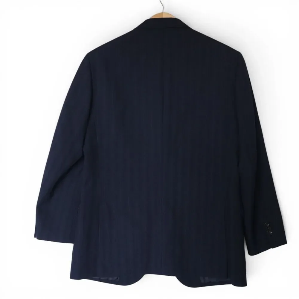 J. Crew Men's 40R Wool Sport Coat Blazer Blue Unstructured Half Lined SAMPLE